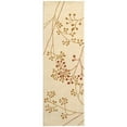 thumbnail image 4 of SAFAVIEH Soho Piper Floral Wool Area Rug, Ivory/Orange, 8' x 8' Square, 4 of 7