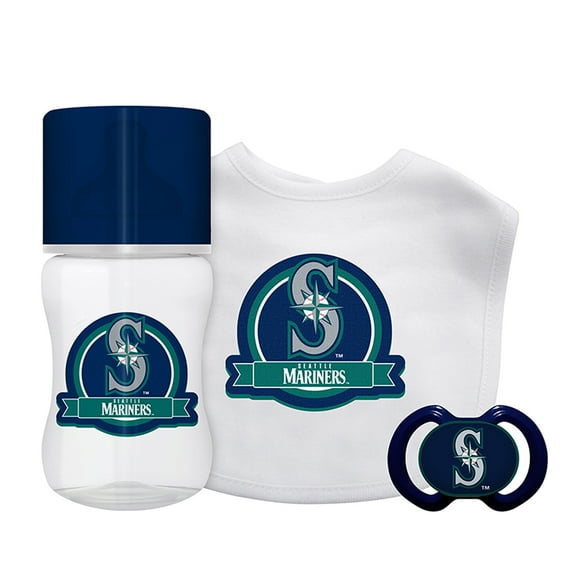 BabyFanatic Officially Licensed 3 Piece Unisex Gift Set - MLB Seattle Mariners