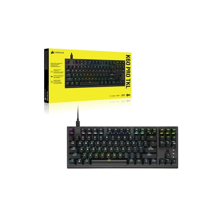 Corsair K60 PRO TKL Wired Optical-Mechanical OPX Linear Switch