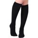 thumbnail image 3 of Calcetines de algodón Calcetines de fútbol Calcetines deportivos Color sólido, Calcetines de tubo casuales hasta la rodilla para mujer 3 pares, Negro, 3 of 5