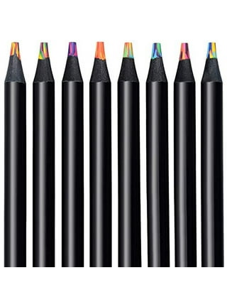  nsxsu 30 Pieces Rainbow Colored Pencils for Kids, 4