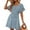 B59 Light Blue Plus Size Summer Dresses Clearance Under $5, variant on Cagogo Ladies Wedding Guest Dresses Summer Plus Size V Neck Mini Short Sleeve Drawstring Waist Flowy Short Swimsuit Coverup Sundresses Trendy Outfits Dresses Clothes