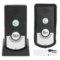 thumbnail image 1 of Timbre de puerta con intercomunicador inalámbrico IP54, resistente al agua, electrónico, para el hogar y el aula, con 3 ajustes de sonido., 1 of 14