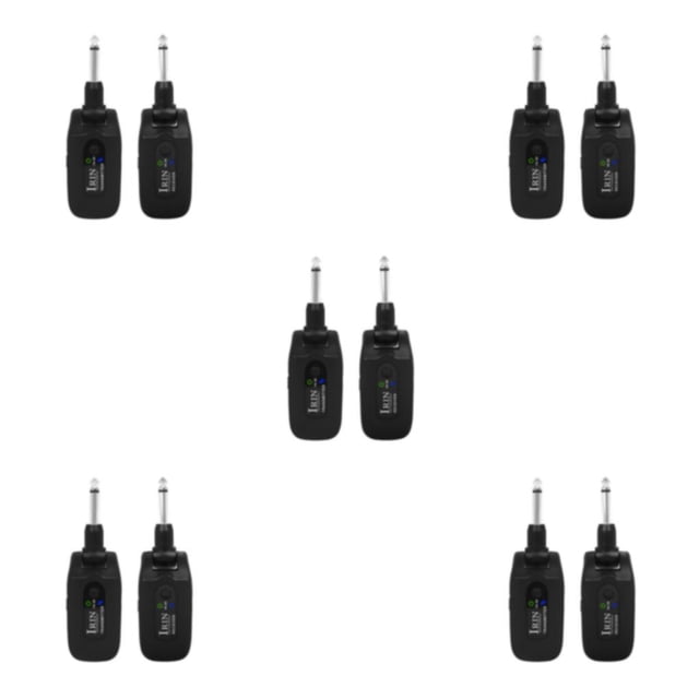 Monstrate 2pcs Professional Guitar Wireless Systems Universal Parts Guitars Bass Instrument 6 Amplifier Musical Channel Receiver Type2