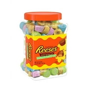 Reeses Miniatures Milk Chocolate Peanut Butter Cups Candy, Easter Container (38 Oz.), 38 Oz