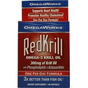 Windmill Health Products OmegaWorks Red Krill Omega-3 Krill Oil 60 Softgels