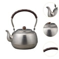 thumbnail image 6 of DOMELAY Camping Kettle Portable Drinkware Titanium Kettle for Outdoor Hiking Fishing 1500ml argent, 6 of 9