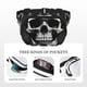 thumbnail image 5 of Easygdp Black White Hat Skull Fanny Packs para Mujeres y Hombres, Bolsa de Cinturón, Bolsos de Cruz para Trabajo/Correr/Senderismo, 5 of 9