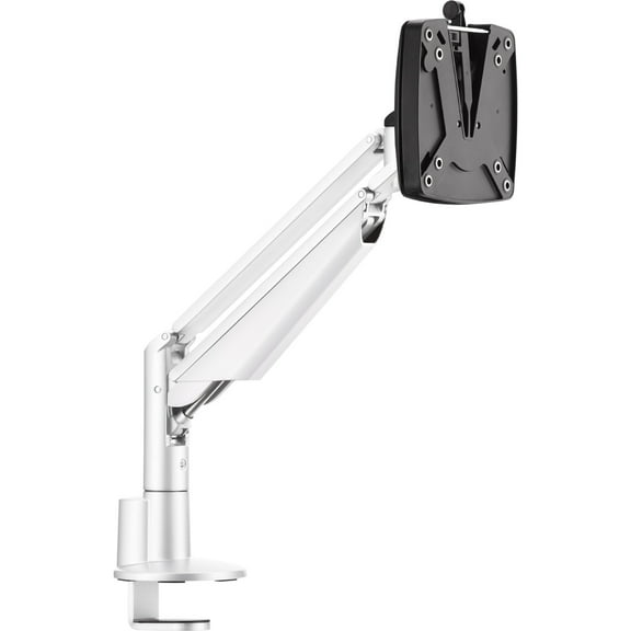 Novus CLU I c Monitor Arm, Adjustable for Comfortable Viewing, Gas Spring Movement, Fast Installation, 3-in-1 Desk Mount, White