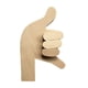 thumbnail image 2 of Soporte llave o toalla, estantes con gesto Perchero decorativo para llaves Perchero para proteger Ropa s Pulgares meñique perfecl Perchero para abrigos, 2 of 8