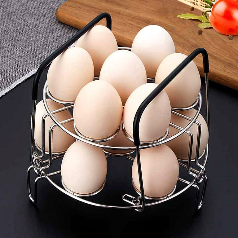 Stainless Steel Stackable Egg Steamer Rack Double-Layer Steaming Grid Stand  Tray for Air Fryer Pressure Cooker Kitchen Utensils - AliExpress