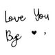 thumbnail image 5 of Love You Bye Sign sobre la decoración de la puerta de la puerta Artesanías coleccionables Arte de pared moderno Decoración de guiones de madera para, 5 of 9