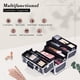 thumbnail image 4 of FRENESSA Estuche de Maquillaje Caja de Cosméticos Grande Bandejas de 6 Niveles con Compartimentos Caja de Maquillaje Profesional Estuche Organizador de Almacenamiento de Joyas Fondo Ajustable con Corr, 4 of 5
