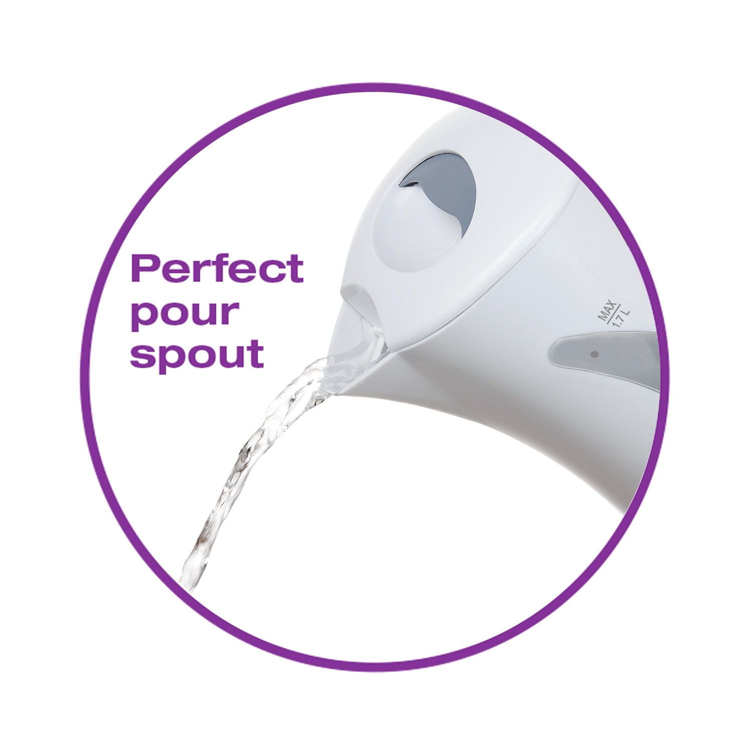 Salton Cordless Jug Kettle 1.7 Liter – White – 1500 watt