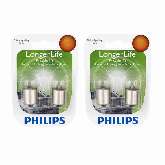 2 pc Philips 1155LLB2 Long Life Tail Light Bulbs