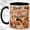 Black, variant on Best Friend Coffee Mug, Bestie Gift Mug for Women, Cute Friendship Quote with Sunflowers Teddy Bears, Coffee Chat Design, Ceramic 11 Oz Cup