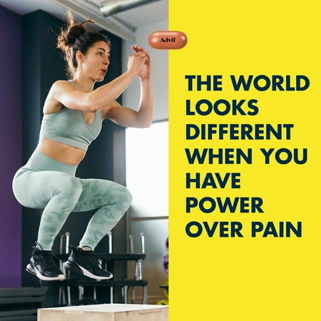 Advil Pain Reliever and Fever Reducer, Ibuprofen 200Mg for Pain Relief - 200 Coated Caplets