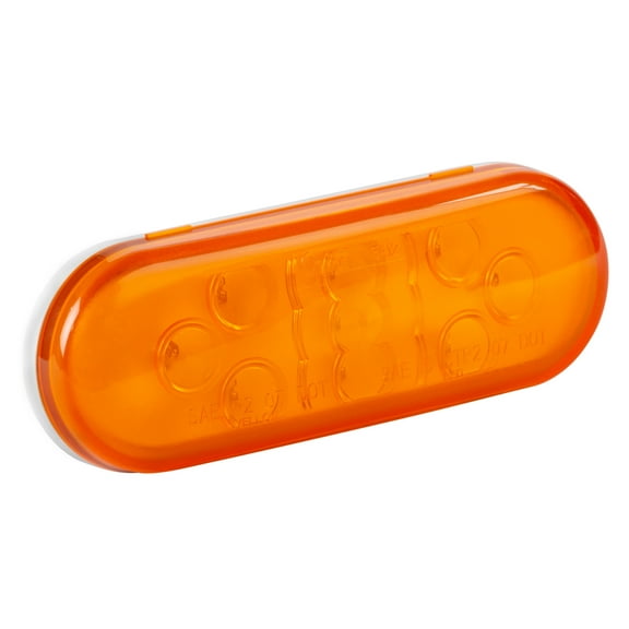 Grote 54133 SuperNova 9-Diode Oval LED Stop Tail Turn Light - Male Pin, Amber