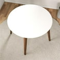 thumbnail image 3 of Pemberly Row 43"Round Solid Wood Dining Table in White, 3 of 6