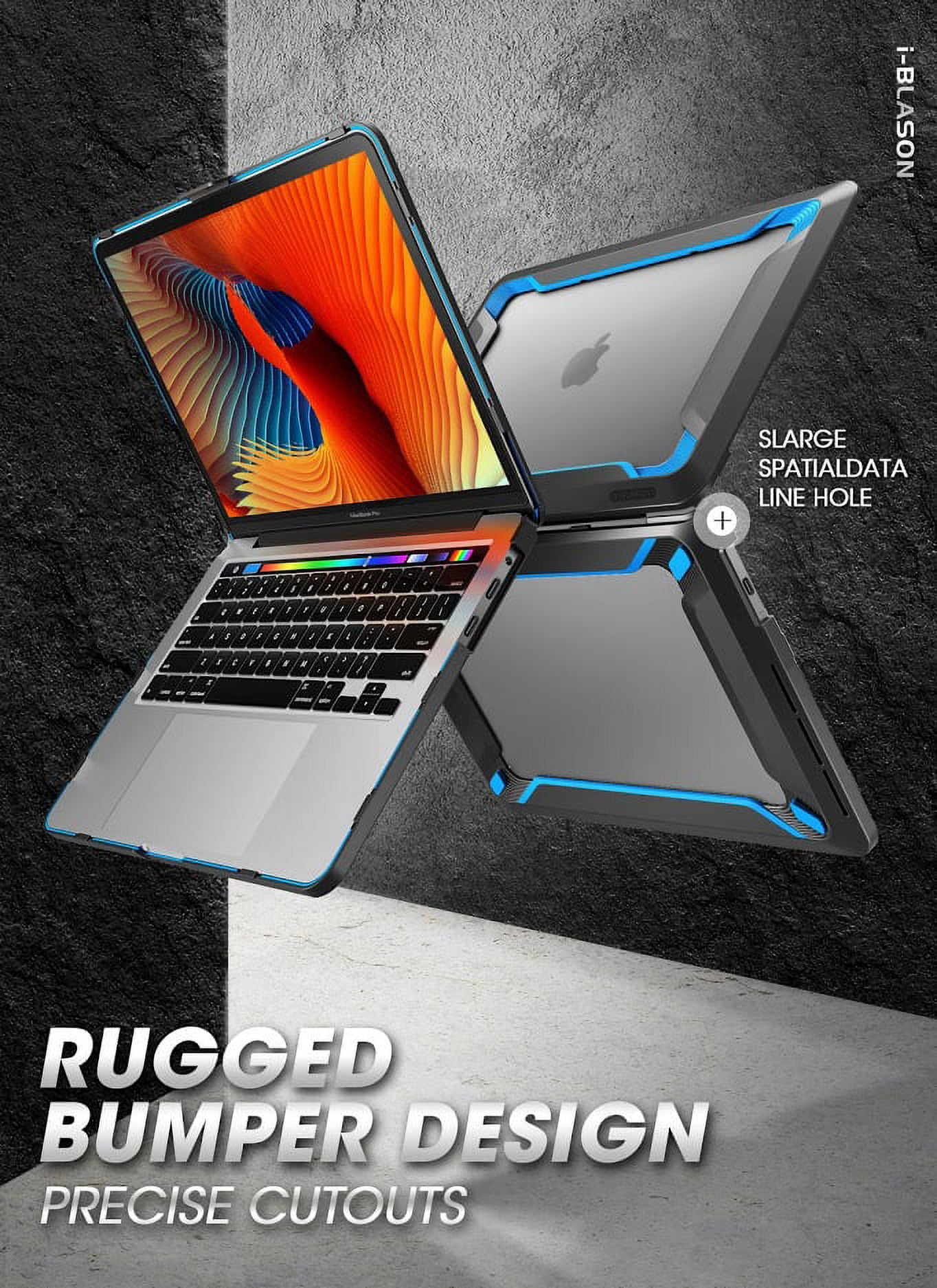 i Blason Rugged Case for MacBook Pro 16 inch 2019 Release Heavy