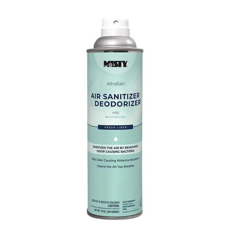 Handheld Air Sanitizer/Deodorizer, Fresh Linen, 10 oz Aerosol Spray, 12/Carton Handheld Air Sanitizer/Deodorizer, Fresh Linen, 10 oz Aerosol Spray, 12/Carton
