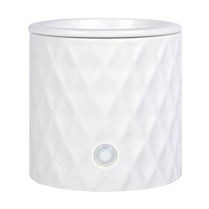 Mainstays Electric Diamond Ceramic Wax Melt Warmer White