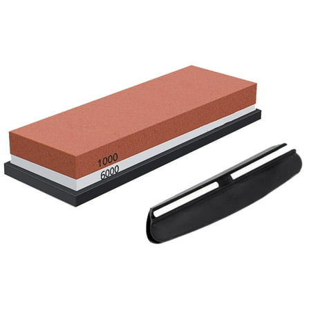 

Sharpening Stone Whetstone Knife Sharpener with Non-Slip Base