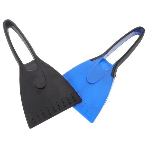 BESTYASH 2Pcs Vehicle Ice Scraper with Antislip Handle Heavy Duty Snow and Frost Removal Tool for Winter Use