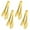 Gold, variant on 4 PCS Serving Tongs Gold Tongs 9 Inch Serving Utensils Stainless Steel Serving Tongs for Salad Buffet Appetizer Dessert Tong for Food Parties