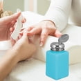 thumbnail image 4 of 3Pcs 200ml Push Down Alcohol Bottles Empty Dispenser for Nail Polish Remover, 4 of 6