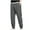 Dark Gray, variant on Wyobmus Men's Plus Size Jogger Pants Casual Solid Zipper Multi Pockets Drawstring Waist Outdoor Sweatpants M-5XL Black