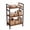 Brown/3L/16.54 x 11.02 x 27.56 inch, variant on Alvantor 3/4-Tier Industrial Bookshelf, Narrow Storage Rack classical-style shelves for living rooms, homes, and offices