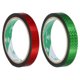 thumbnail image 1 of Washi Prism Tape Set 15mm Wide Holographic Color for Holiday Packaging and Decoration, Red, Green, 1 of 5