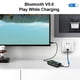 thumbnail image 5 of Transmisor y Receptor Bluetooth 5.0 con Micrófono, Adaptador de Audio Inalámbrico 3-en-1 de Baja Latencia de 3.5mm para TV/Sistema de Sonido en Casa/Coche., 5 of 5