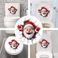thumbnail image 1 of Santa Through The Wall Decorative Sticker for Home and Interior Design Decal Art, 1 of 6