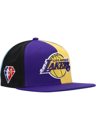 Mitchell & Ness Suns Double Shark Snapback Hat - White / Purple / Orange