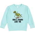 thumbnail image 2 of Inktastic Mimi and Grampy Dinosaur Grandchild Toddler Sweatshirt, 2 of 4