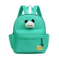 thumbnail image 2 of HengDidi Stylish Lightweight Mini Backpack for Youngsters - Cute Print Design, Durable Nylon for Campus & Outdoor Activities (Panda/Rabbit/ Theme), 2 of 4