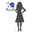 thumbnail image 4 of Global Gallery's 'Toile Fleurs I' by Kelly Parr Stretched Canvas Wall Art, 4 of 4