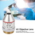 thumbnail image 4 of Achromatic Objective Lens, Brighter Imaging High Transmittance RMS Size Thread Objective Lens  for Biological Microscope, 4 of 8