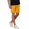thumbnail image 5 of INSPIRE CHIC Plaid Shorts for Men's Summer Flat Front Checked Patterned Dress Shorts Yellow 28, 5 of 5