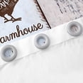 thumbnail image 4 of Farmhouse Rustic Curtains & Drapes 52"Wx84"L, Vintage Windmill 30%-50% Blackout Curtains Chicken Farm Animal Curtains Teens Bedroom, Wood Farm Barn Door Wooden Window Treatments 2 Panels, 4 of 5