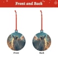 thumbnail image 2 of KLL Starry Sky Cloud Wolf Pattern Acrylic Christmas Ornaments,1 PCS Xmas Tree Decor with Ribbon 3" Christmas Décor Christmas Pendant for Hanging on Tree & Party Favors-Round Shape, 2 of 7