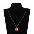 thumbnail image 3 of Solar System Round Pendant Necklace Double Solar system Sided Glass Dome Planet Space Luminous Necklace, 3 of 9