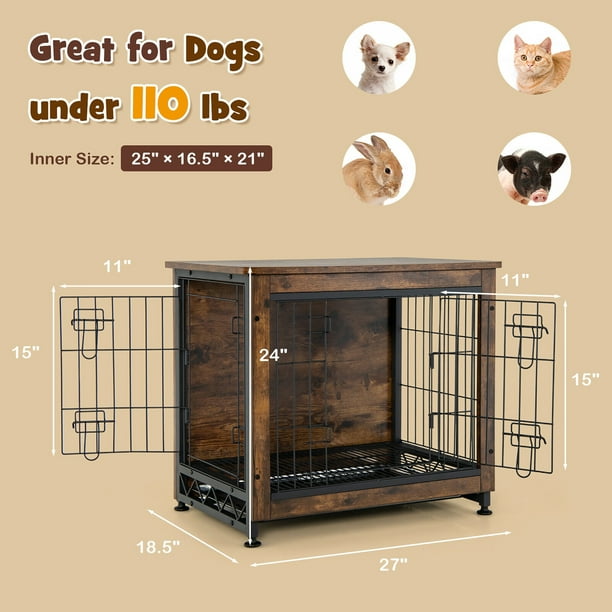 Dog crate for 15 lb dog best sale