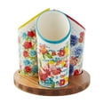 thumbnail image 2 of The Pioneer Woman Floral Medley 3-Compartment Utensil Holder, 2 of 7
