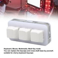 thumbnail image 4 of USB Mini 3 Key Keypad, Portable Mini Macro Programming Keyboard with RGB LED Backlight, Mechanical Gaming Keyboard for Pi, Phone and Tablet, 4 of 8