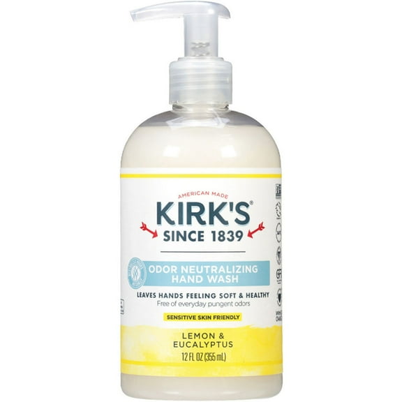 Kirk s Odor Neutralizing Hand Wash Lemon Eucalyptus 12 fl oz 355 ml