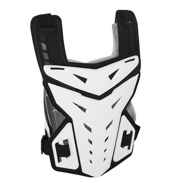 Protector De Pecho Para Espalda De Montar, Chaleco De Armadura De Motocicleta, Forro De Espuma Que Absorbe Los Golpes, Tamaño Ajustable, Doble Protección, Ligero Para Carreras