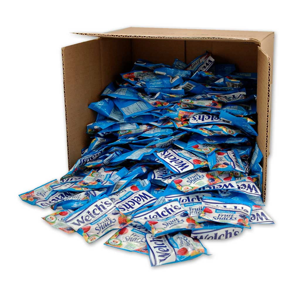 Welch's Mixed Fruit Fruit Snack Fun Size 250 Count Bulk Case Walmart